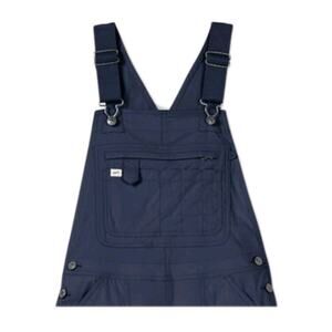 Duluth Trading Co Women's Grey Cotton Work Bib Overalls M X29